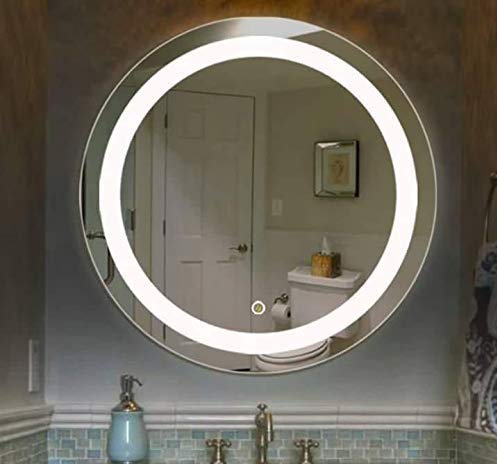 Rounded LED Touch Sensor Mirror For Washroom 008 Rounded LED Touch Sensor Mirror For Washroom 008