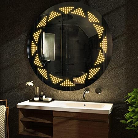 Rounded LED Mirror With Sensor Lights 0020 Rounded LED Mirror With Sensor Lights 0020