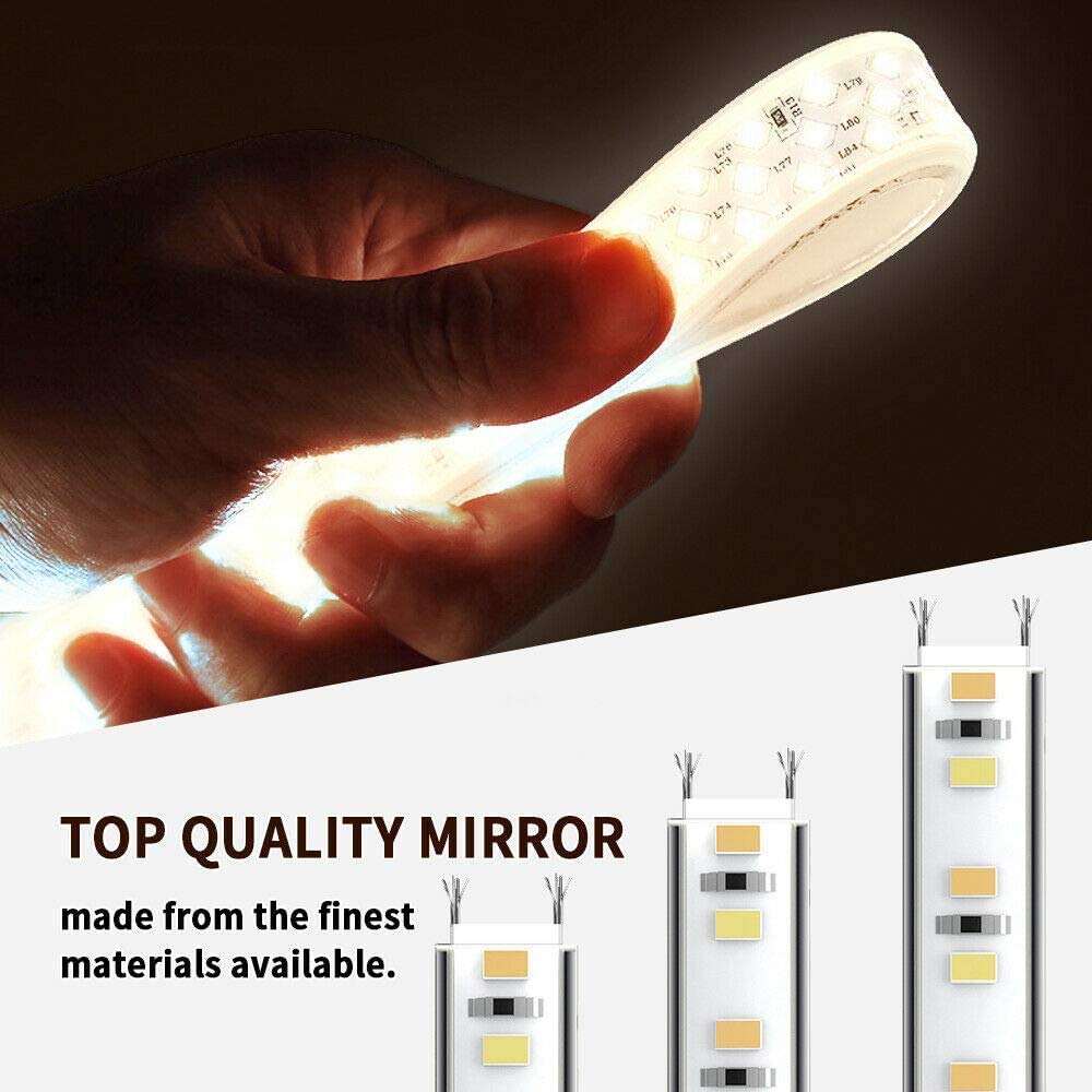 Oval LED Touch Sensor Mirror for Living Room 01 Oval LED Touch Sensor Mirror for Living Room 01